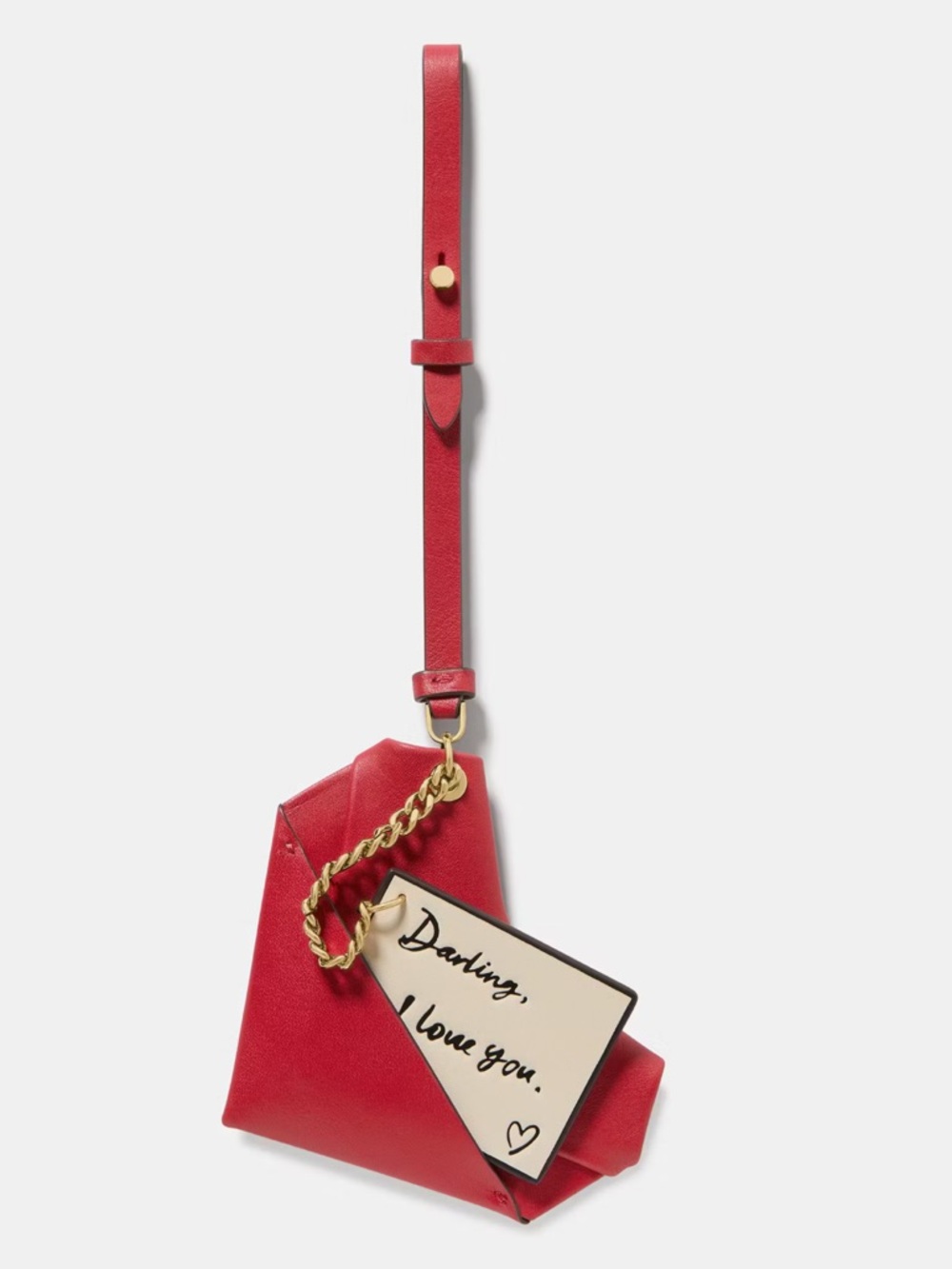 kate spade Red Envelope Card Holder with Charm